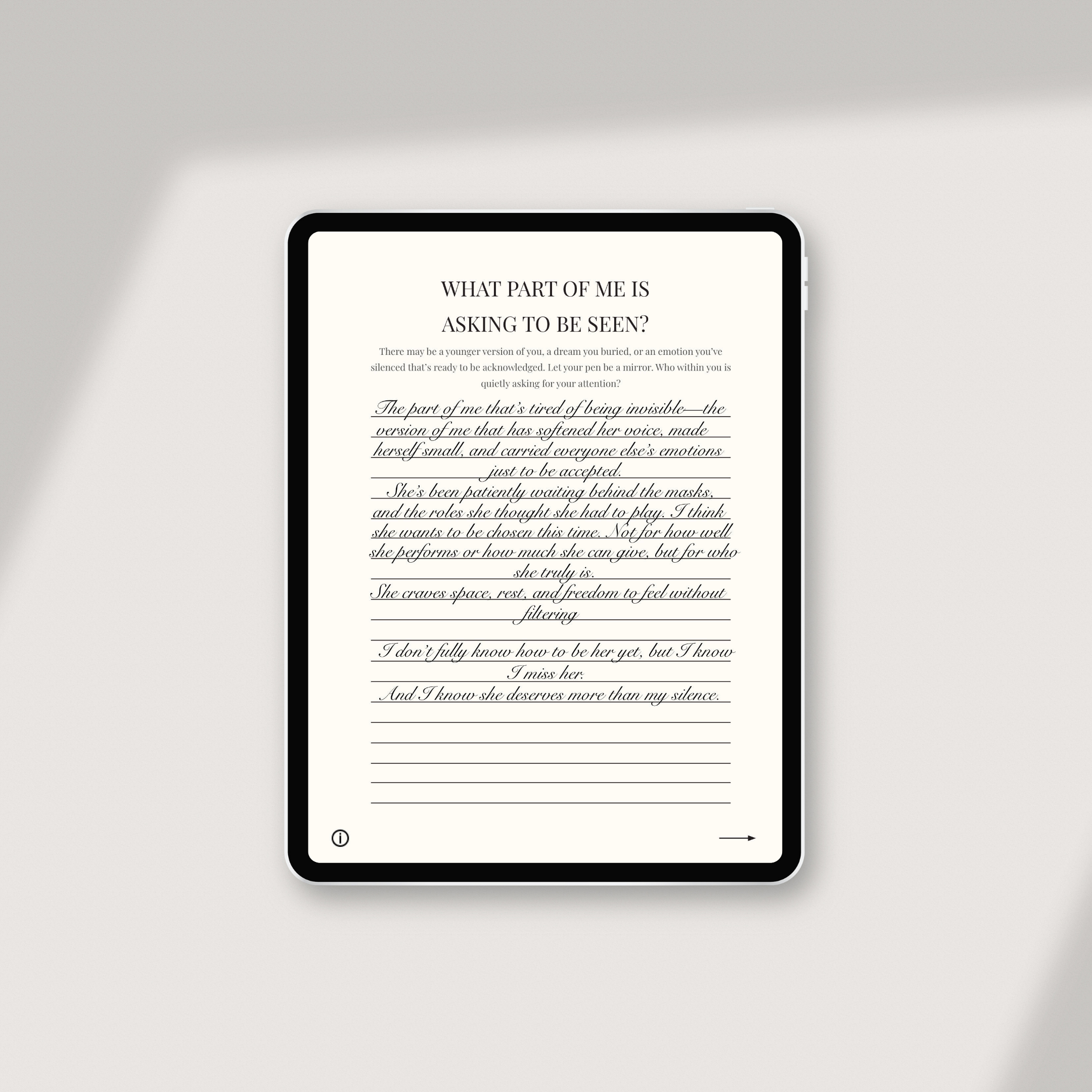 Odetobecoming | Digital Guided Journal for Healing & Self-Discovery