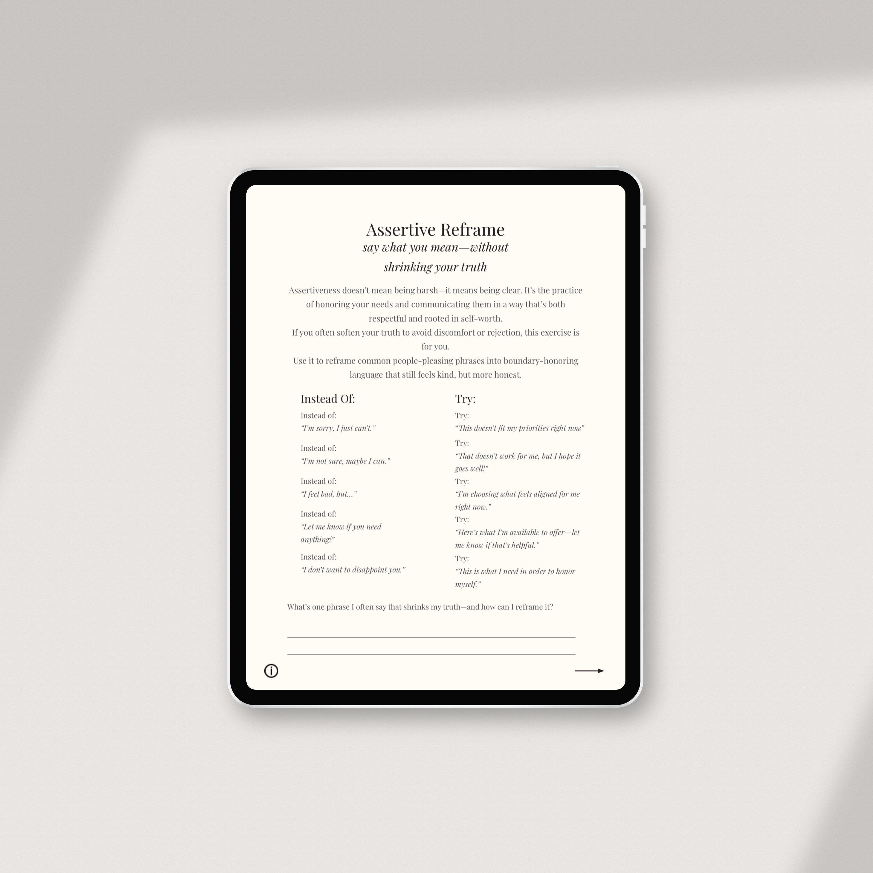 Confidence & Embodiment Journal for Women | Odetoevolving