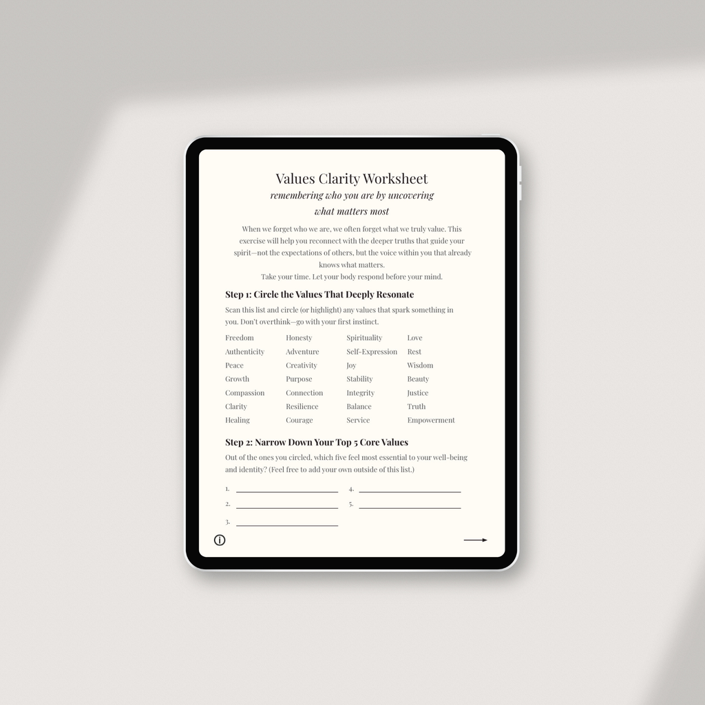Odetobecoming | Digital Guided Journal for Healing & Self-Discovery
