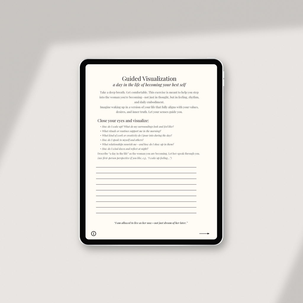 Odetobecoming | Digital Guided Journal for Healing & Self-Discovery