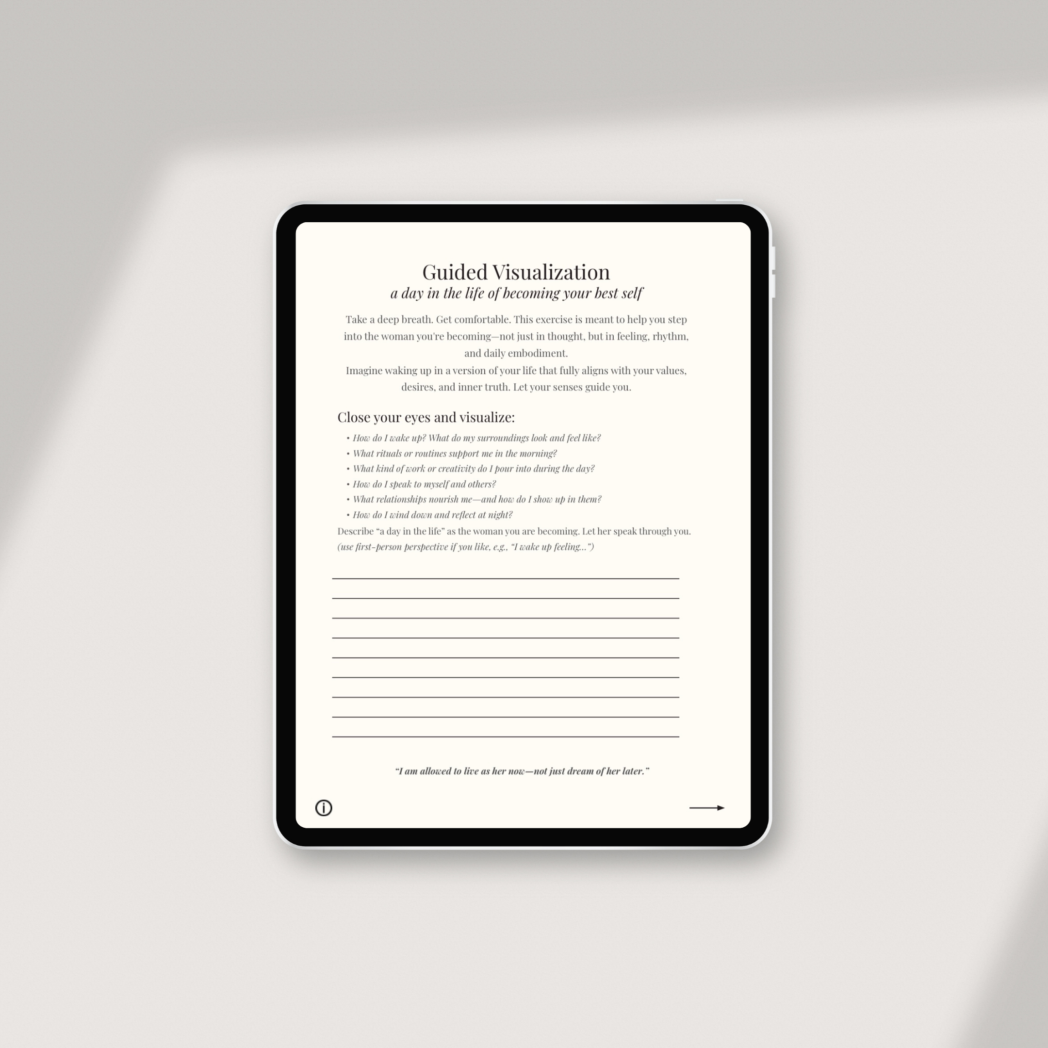 Odetobecoming | Digital Guided Journal for Healing & Self-Discovery