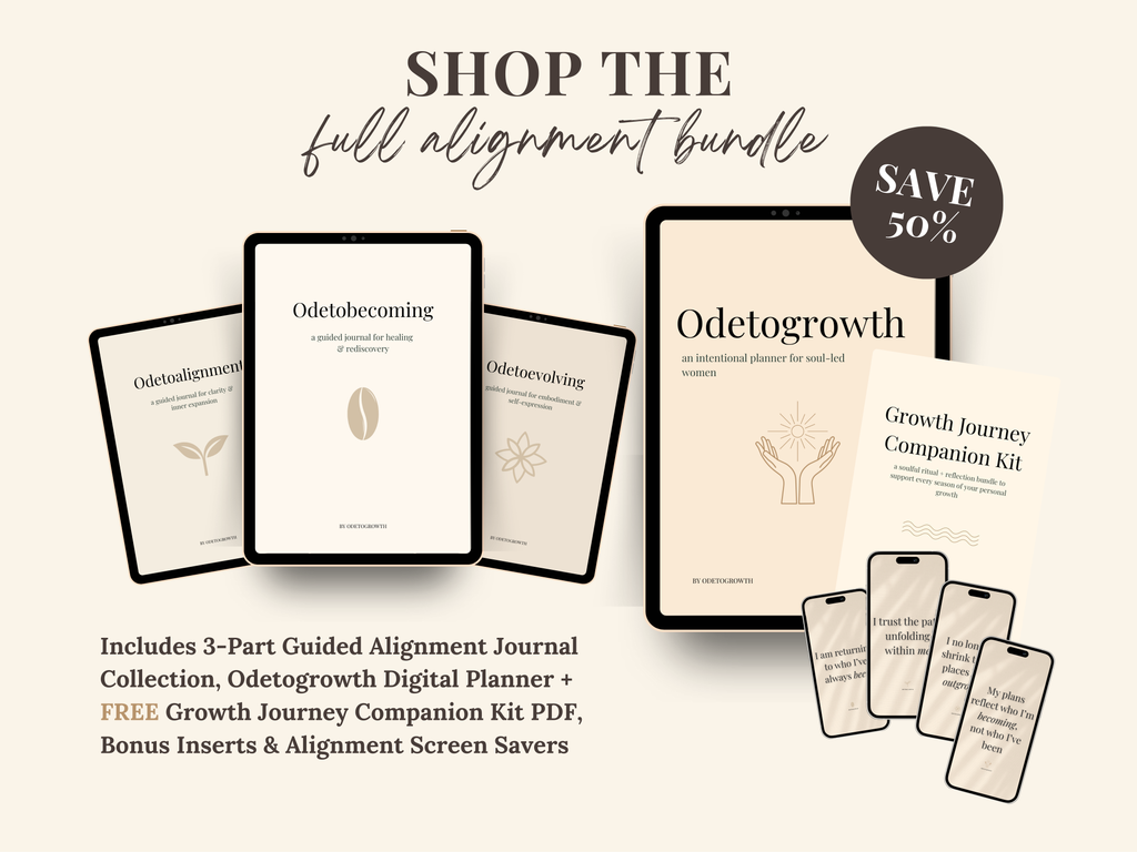 Odetoalignment | Digital Guided Journal for Clarity & Self-Trust