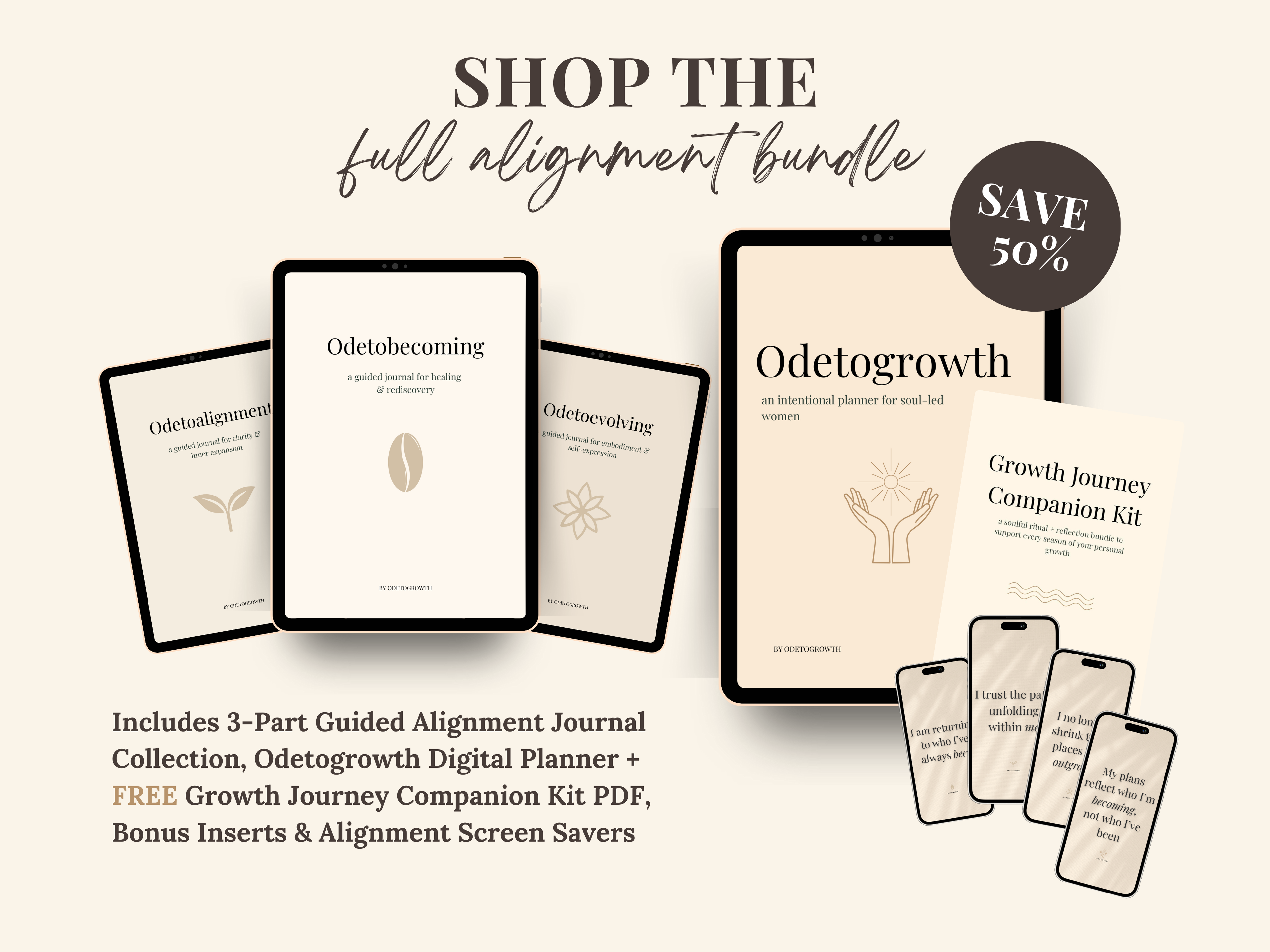 Odetoalignment | Digital Guided Journal for Clarity & Self-Trust